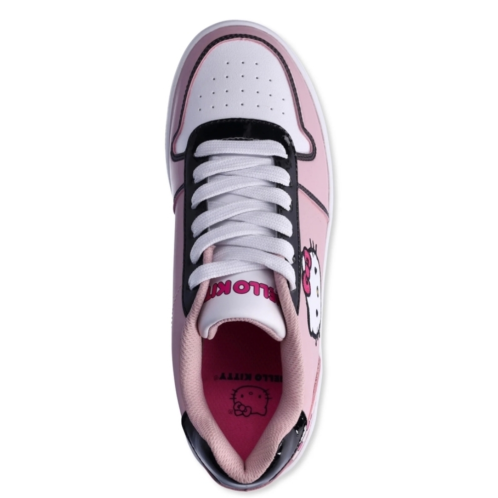 Hello Kitty Sanrio Y2K Pink And White Animee Kawaii Soft Girl Sneakers Size 8 - Picture 6 of 8